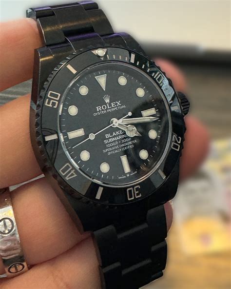 rolex blaken submariner titanium|blaken oyster perpetual submariner.